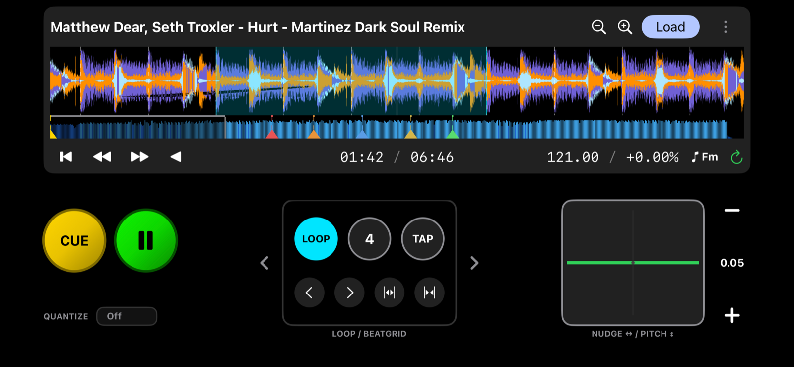 Auto loops locked to the beat grid.